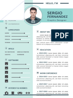 Modern CV Template Concept