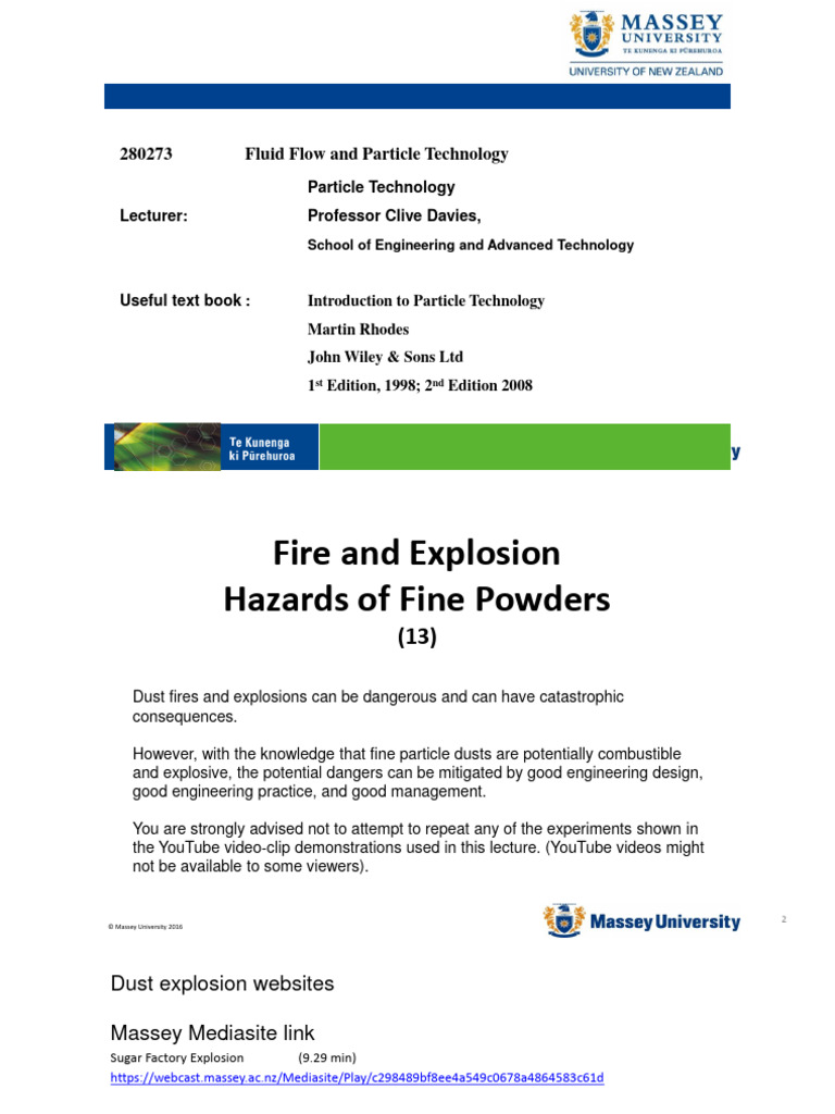 Fire and Explosion Hazards PDF