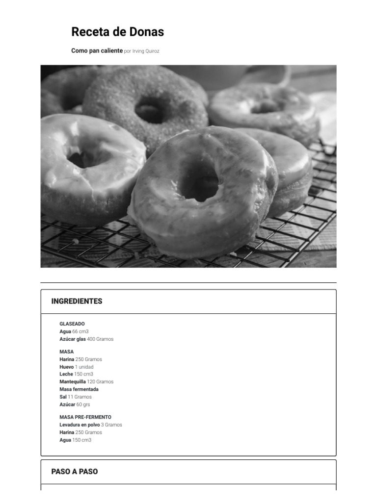 Donas El Gourmet Pdf