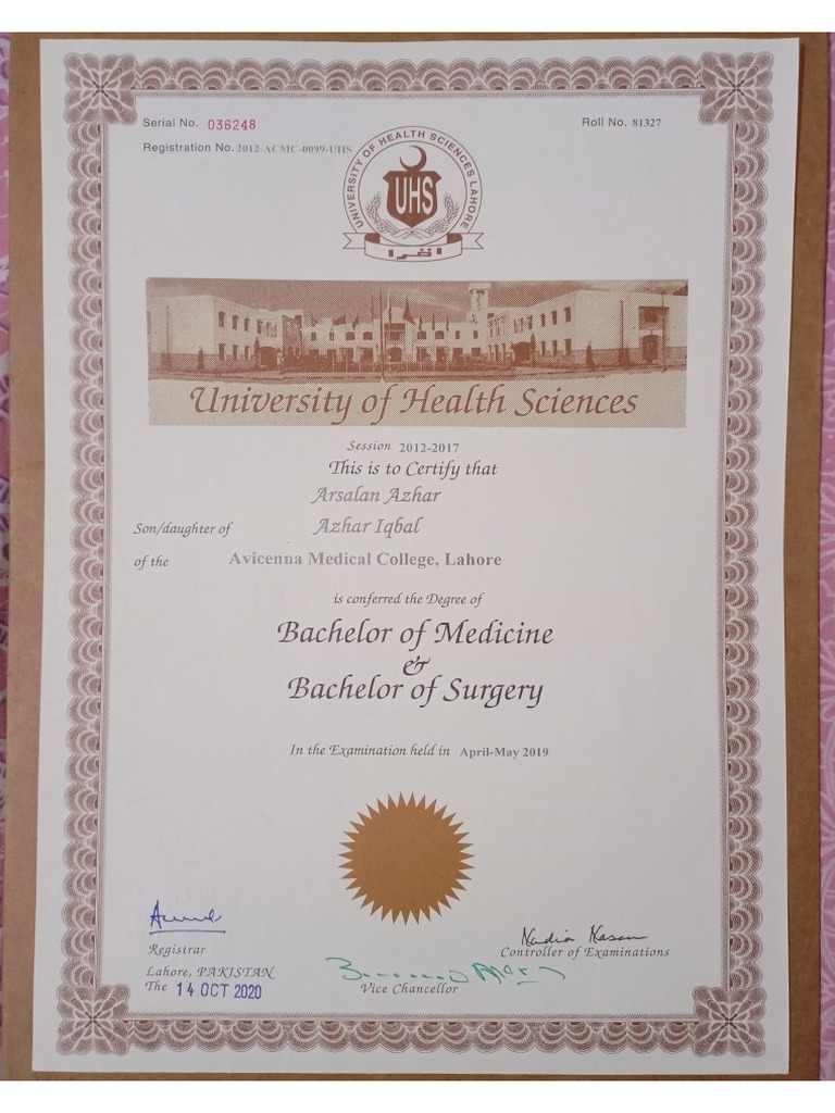 Mbbs degree pdf