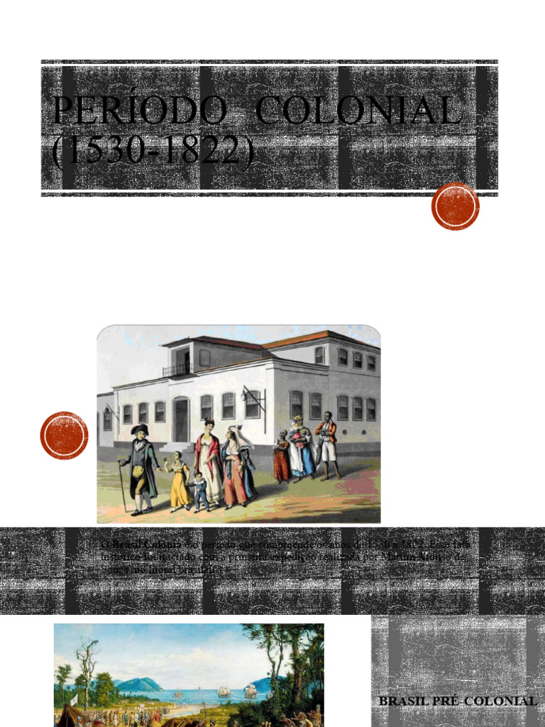 Brasil Colonial: 1530 a 1822 Resumo | PDF | Brasil | República