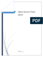 Open Source Tools (507) : Theory by Sweta. J. Dave