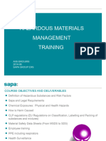 Hazardous Materials Management Training