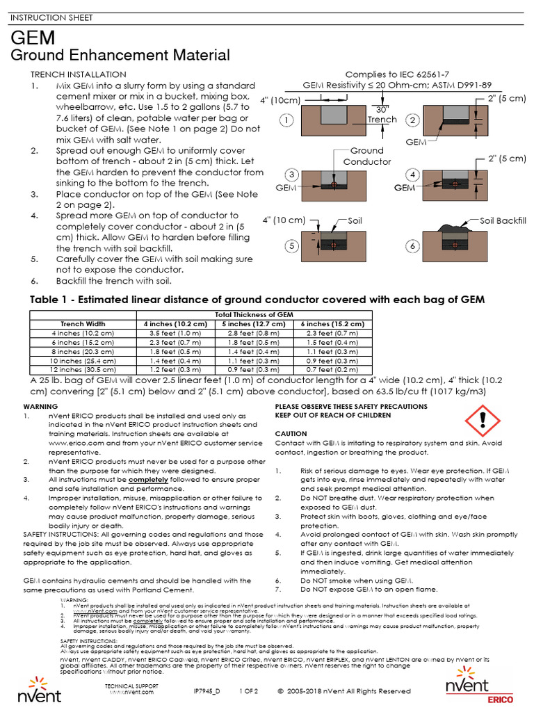 Soil Backfill and GEM Installation Guide | PDF