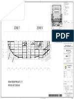 Denah Beam Precast Lt.3 Zone 6&7 Proyek GKT