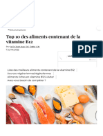 Top 10 Des Aliments Contenant de La Vitamine B12 Et Leurs Avantages - DR Axe
