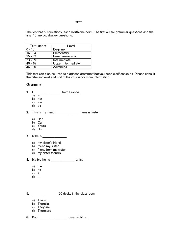 ENGLISH TEST 2026 visual data 7