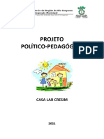 Projeto Poltico Pedaggico 2021 Casa Lar