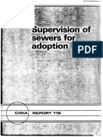 C118 Supervision of Sewers For Adoption
