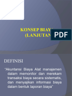 Konsep Biaya Lanjutan