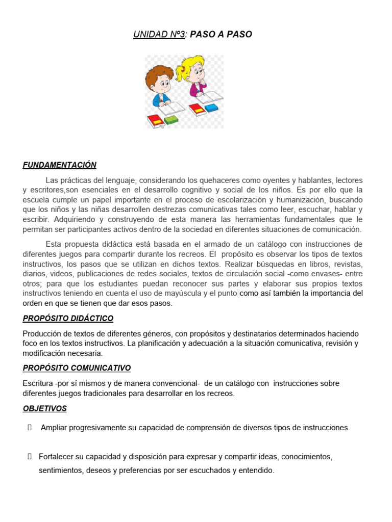Textos Instructivos para Segundo Grado | PDF | Puntuación | Escritura