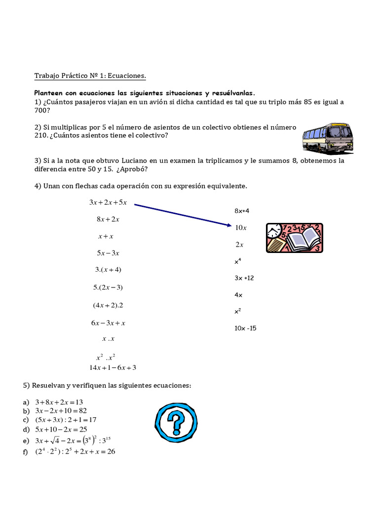 Trabajo Practico N°1 Ecuaciones | PDF