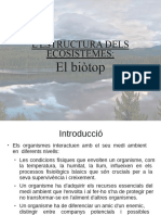 Estructura Ecosistemes Biotop