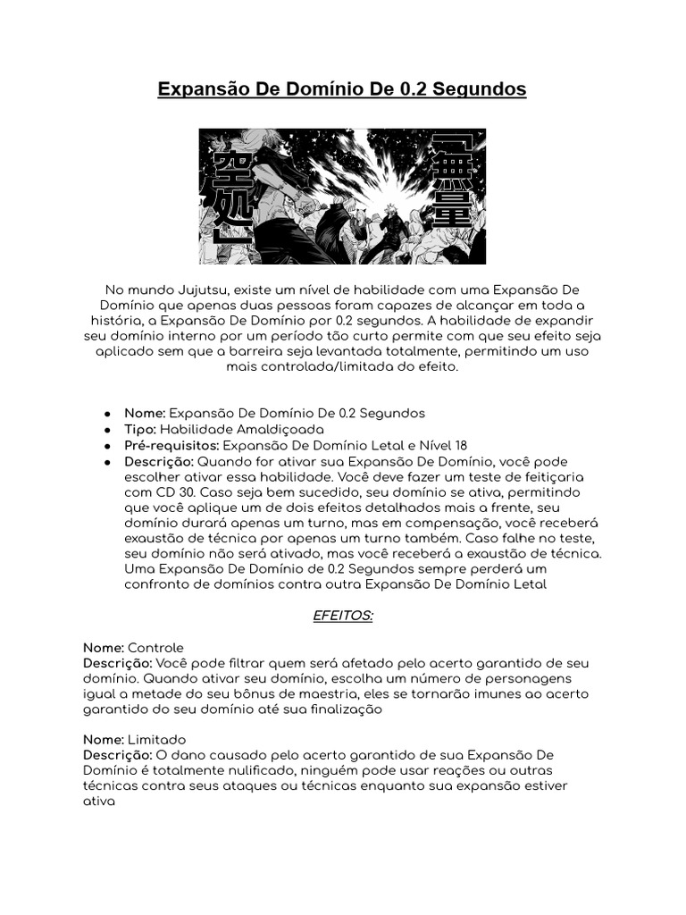Expansao de Dominio de 0.2 Segundos 2 | PDF