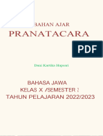 Bahan Ajar Pranatacara