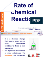 5 Rate of Chemical Reaction