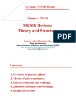 MEMS Design Chap 3 (P1-New) - THEORY and STRUCTURE