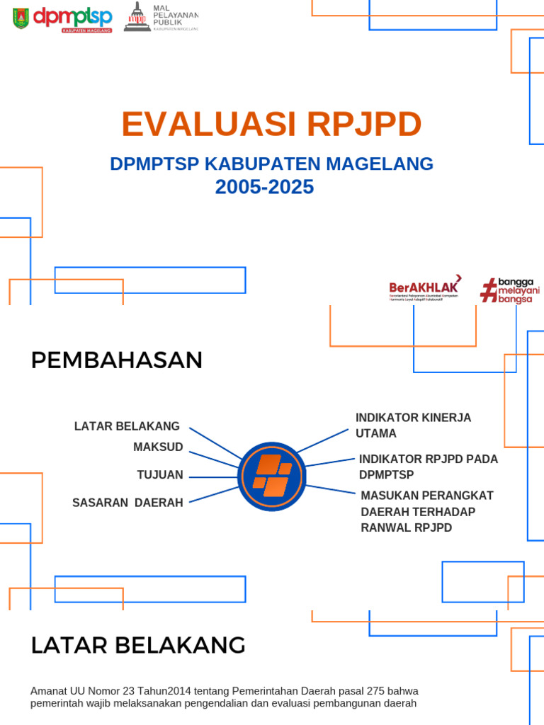 Evaluasi RPJPD DPMPTSP Magelang 2005-2025 | PDF