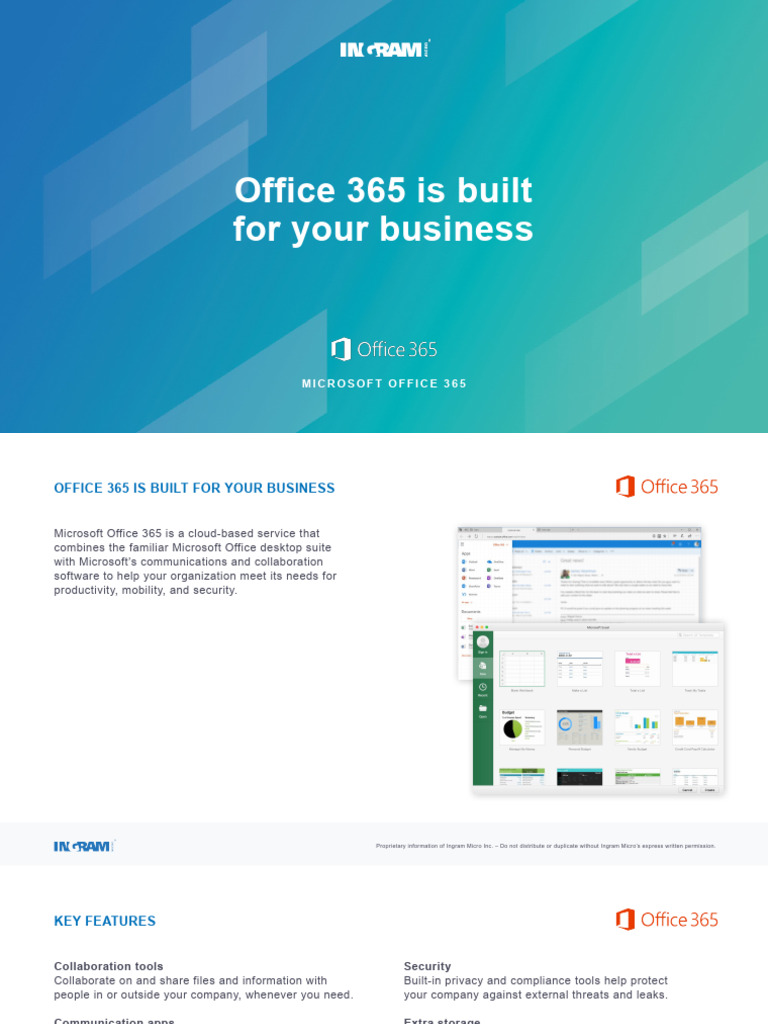 Optimize Business with Office 365 | PDF | Microsoft Office | Microsoft