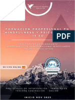Dossier - Formación Profesional en Mindfulness y Psicoterapia - Acreditación Imta - 13 Edición