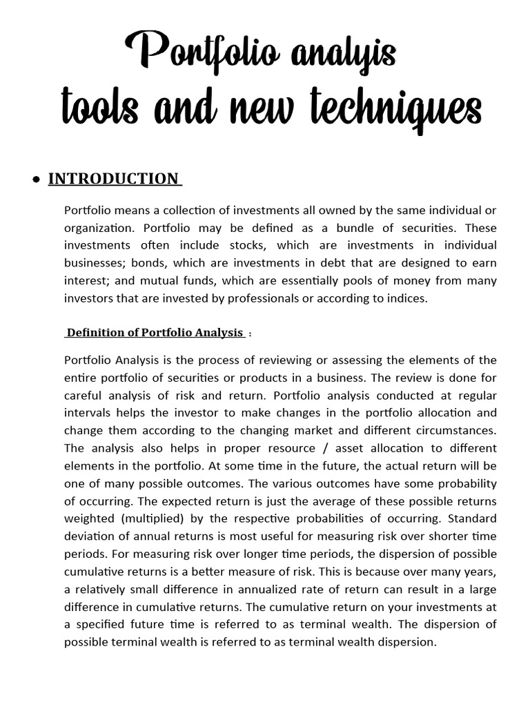 definition-of-portfolio-analysis-pdf-diversification-finance