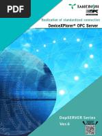 Takebishi DeviceXPlorer OPC Server Brochure