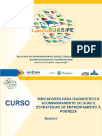 CapacitaSUAS - PE - Curso de Indicadores para Diagnóstico e Acompanhamento Do SUAS e Estratégias de Enfrentamento À Pobreza (Módulo II)