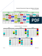 Calendário de Folgas