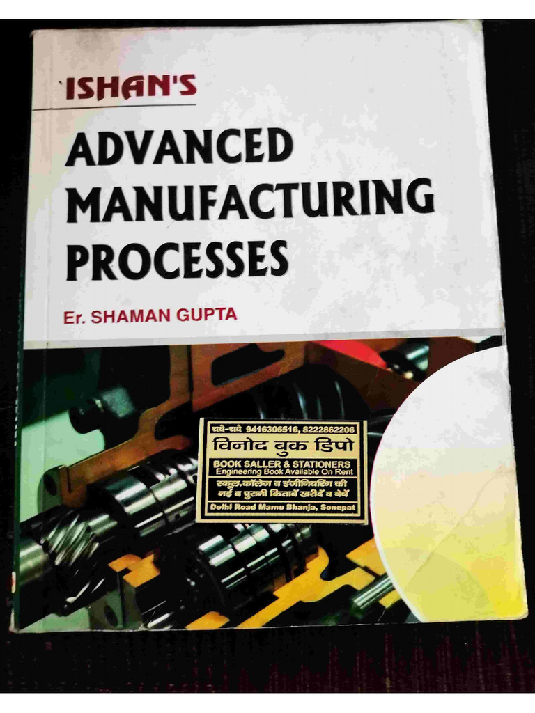 Advanced Manufacturing Processes PDF
