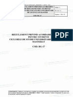 RG-17 - Regulament Privind Acordarea Burselor Pentru Studenți Ciclurile de Studii Universitare de Licență Și Masterat