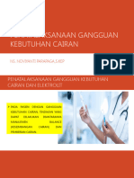 Penatlaksanaan Gangguan Kebutuhan Cairan