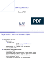 Mathématiques Economie L2 Chapitre1