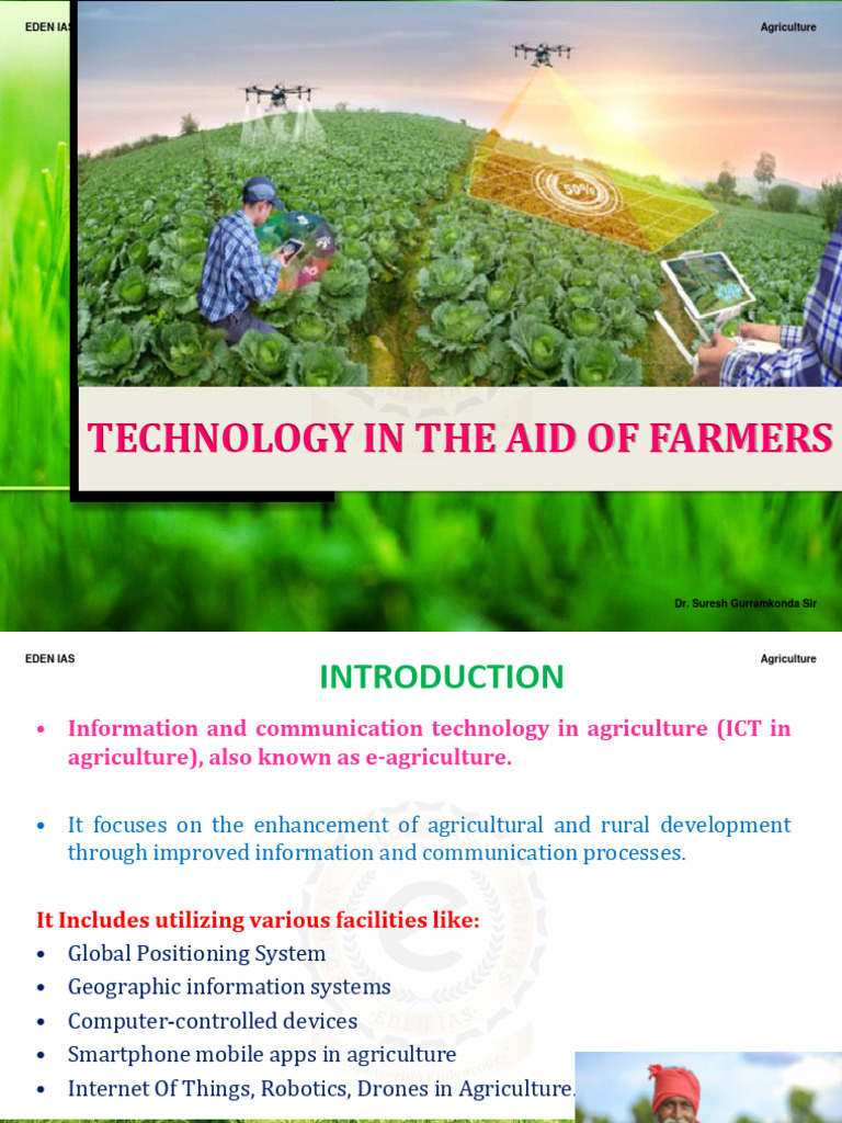 Role Of Science And Technology In Agriculture Pdf
