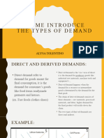 Types of Demand Curve and Function