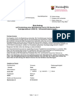 Antrag Schwerbehinderung