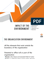 OB II Session 16 - Impact of the Environment