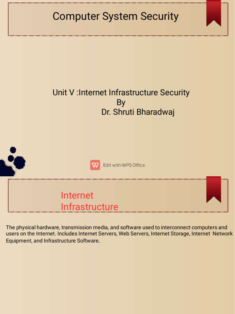 Internet Infrastructure Security | PDF | Domain Name System | Domain Name