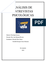 Análisis de Entrevistas Psicológicas