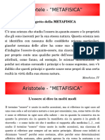 Aristotele Metafisica