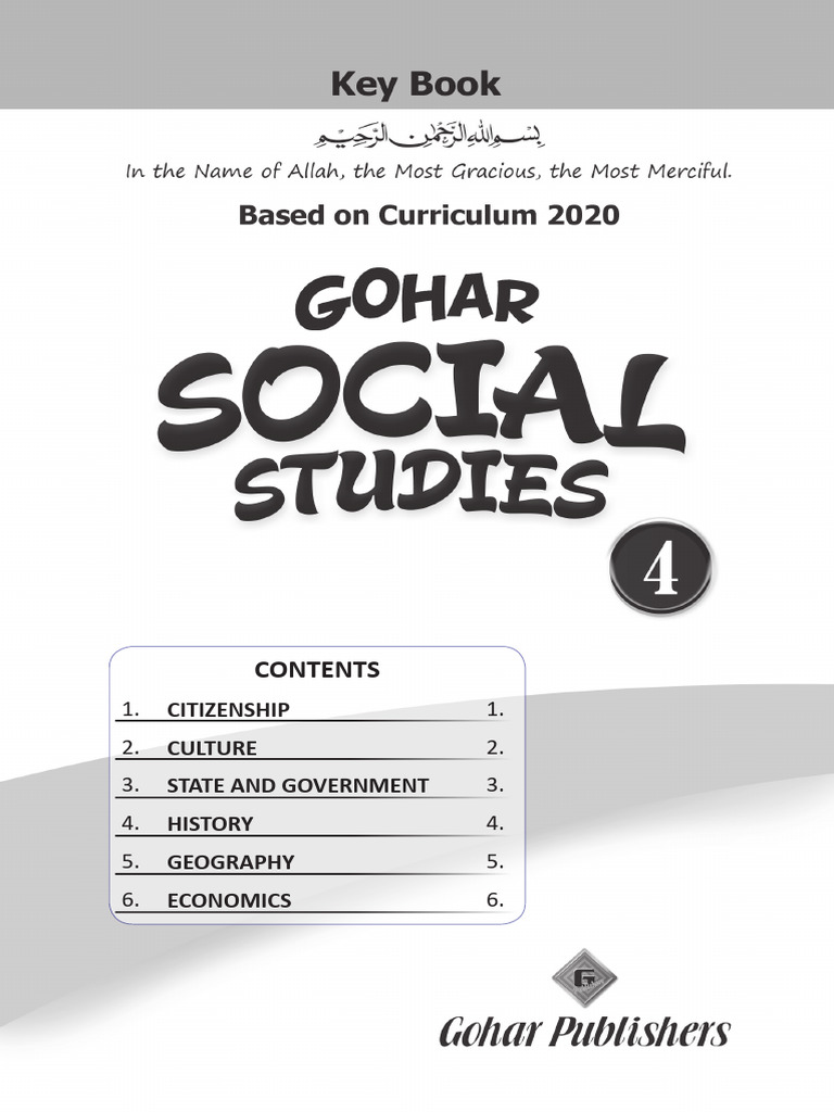Class 4 Social Studies Notes PDF | PDF | Muhammad Ali Jinnah | Citizenship