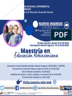 Maestría en Educación Robinsoniana