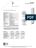 65° Directional Antenna: General Specifications