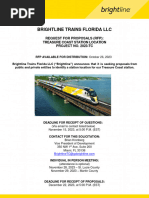 Brightline Treasure Coast Station Request For Proposals