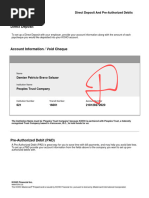 Setting Up TD Pre-Authorized Payments | PDF | Debit Card | Cheque