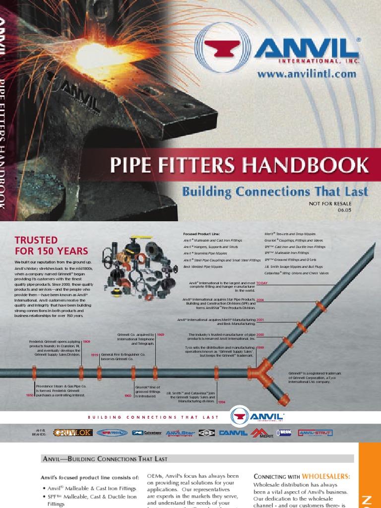 Pipe Fitters Handbook Pipe (Fluid Conveyance) Building Engineering