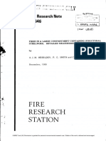 Fire in A Large Compartment Containing Structural Steelwork - Heselden, Smith, Theobald