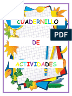 4Â° Cuadernillo de Actividades Yo en El Mundo de Colores