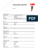 1SDA038292R1 Shunt Open Release 220 240v E1 6 t8