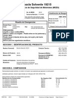 Hoja Msds para Mineria