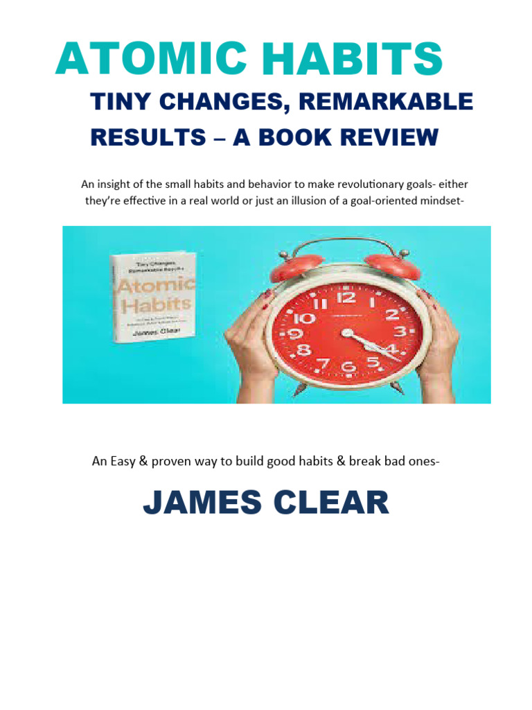 Atomic Habits Review by Waleed Yusuf PDF Professional Skills
